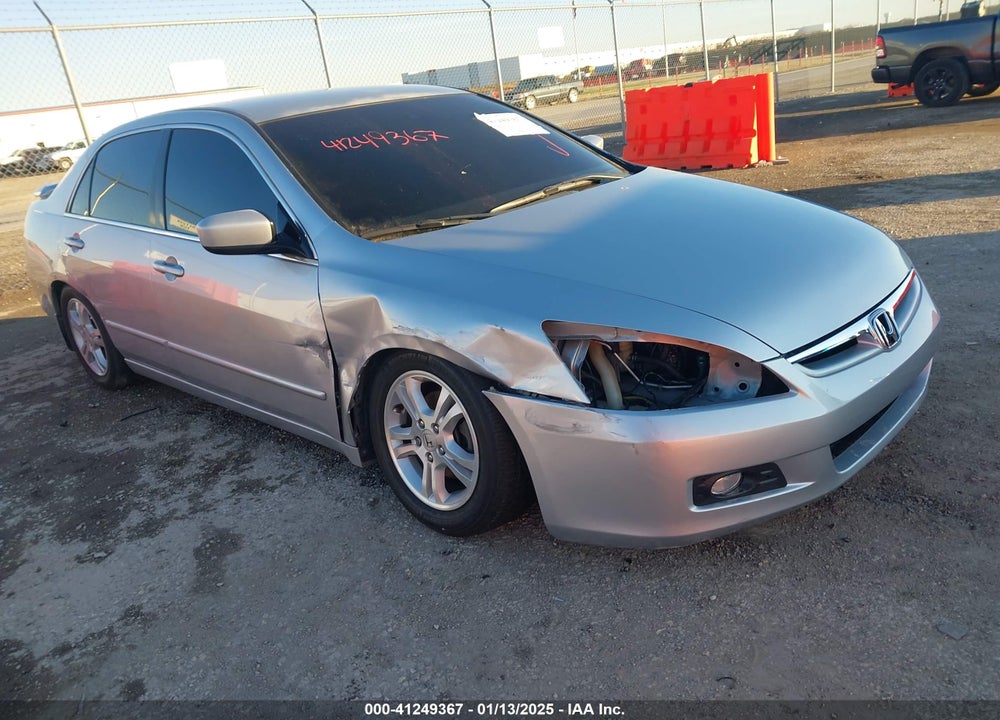 2007 HONDA ACCORD 2.4 SE VIN: 1HGCM56317A199050
