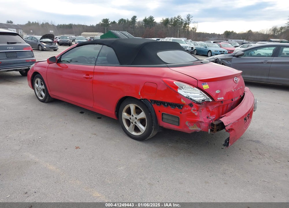 2007 TOYOTA CAMRY SOLARA SLE VIN: 4T1FA38P17U118468