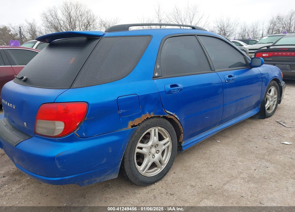 2003 SUBARU IMPREZA WRX VIN: JF1GG29673G801068