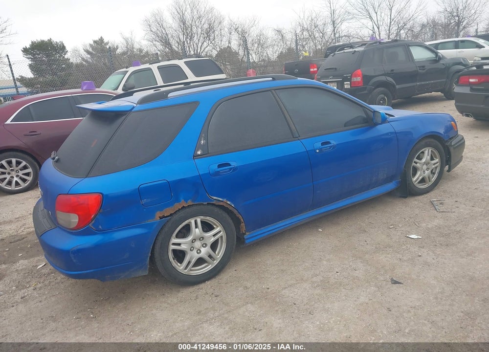 2003 SUBARU IMPREZA WRX VIN: JF1GG29673G801068