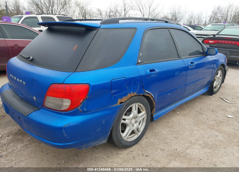 2003 SUBARU IMPREZA WRX VIN: JF1GG29673G801068
