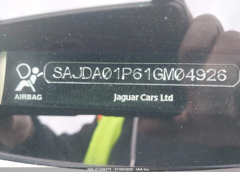 2001 JAGUAR S-TYPE 4.0L V8 VIN: SAJDA01P61GM04926
