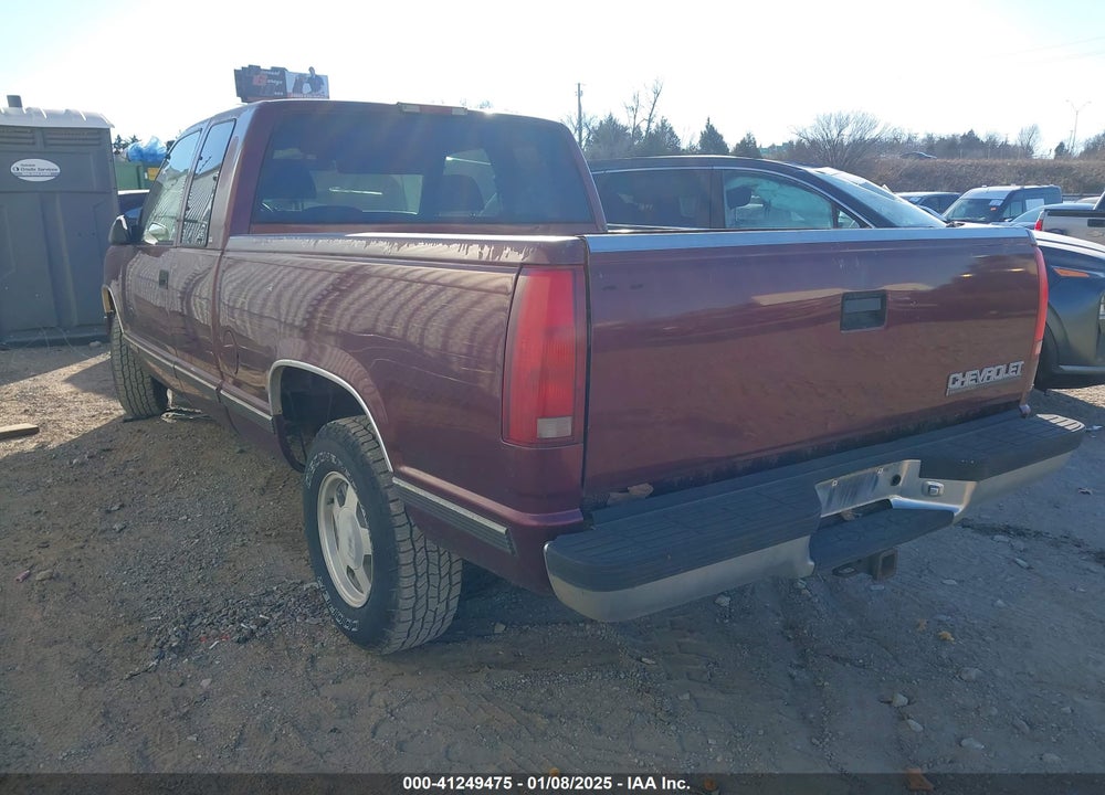 1998 CHEVROLET C1500 FLEETSIDE VIN: 2GCEC19R6W1108849