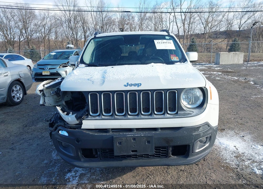 2016 JEEP RENEGADE LATITUDE VIN: ZACCJBBT1GPE12767