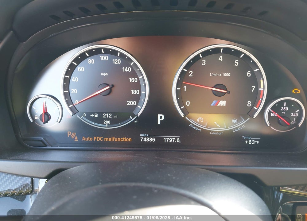 2015 BMW X6 M VIN: 5YMKW8C5XF0R42859