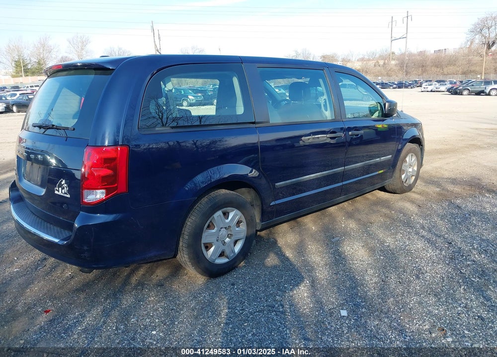 2013 DODGE GRAND CARAVAN AMERICAN VALUE PKG VIN: 2C4RDGBG2DR619533