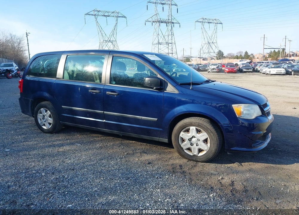2013 DODGE GRAND CARAVAN AMERICAN VALUE PKG VIN: 2C4RDGBG2DR619533
