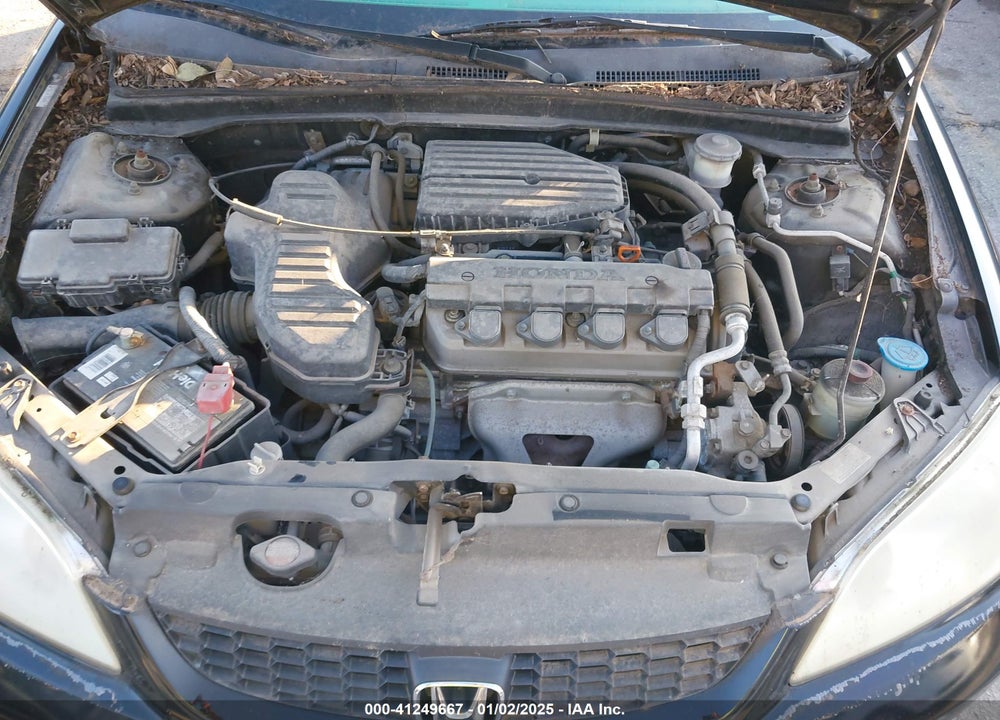 2005 HONDA CIVIC VP VIN: 1HGEM22105L026536