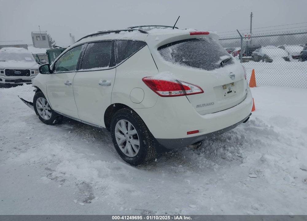 2012 NISSAN MURANO SL VIN: JN8AZ1MU9CW100228