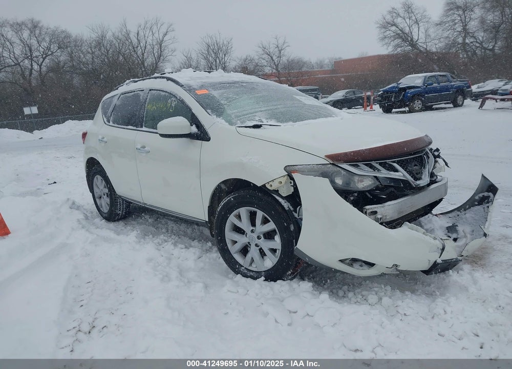 2012 NISSAN MURANO SL VIN: JN8AZ1MU9CW100228