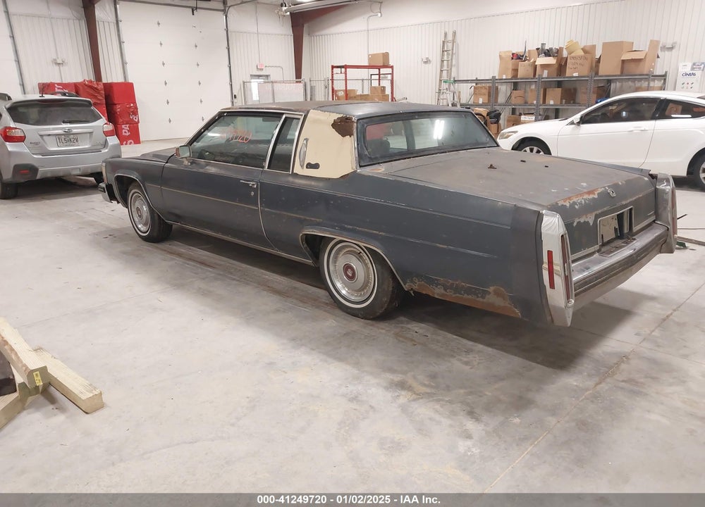 1984 CADILLAC DEVILLE VIN: 1G6AM4785E9113346