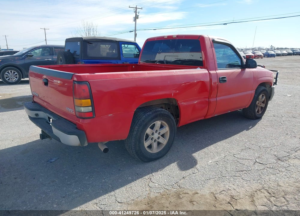 2006 GMC SIERRA 1500 WORK TRUCK VIN: 3GTEC14V26G156487