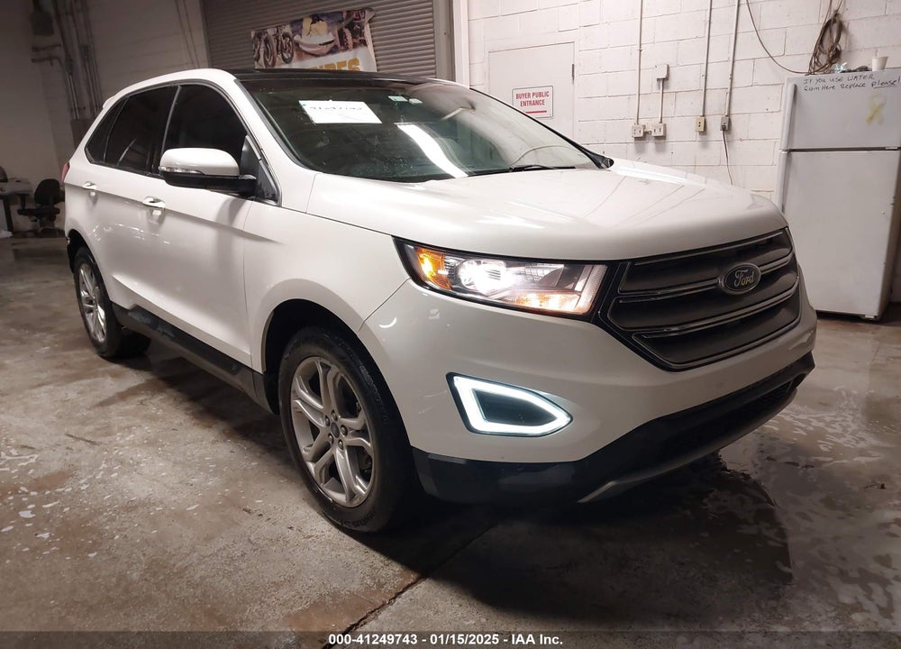 2015 FORD EDGE TITANIUM VIN: 2FMTK3K96FBC20363
