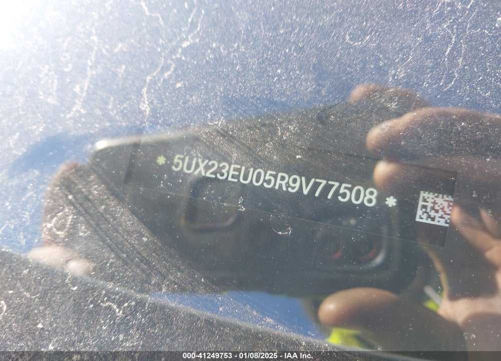2024 BMW X5 XDRIVE40I VIN: 5UX23EU05R9V77508