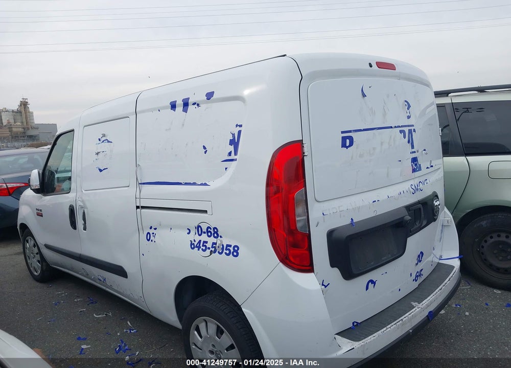 2017 RAM PROMASTER CITY TRADESMAN SLT VIN: ZFBERFBB1H6D47798