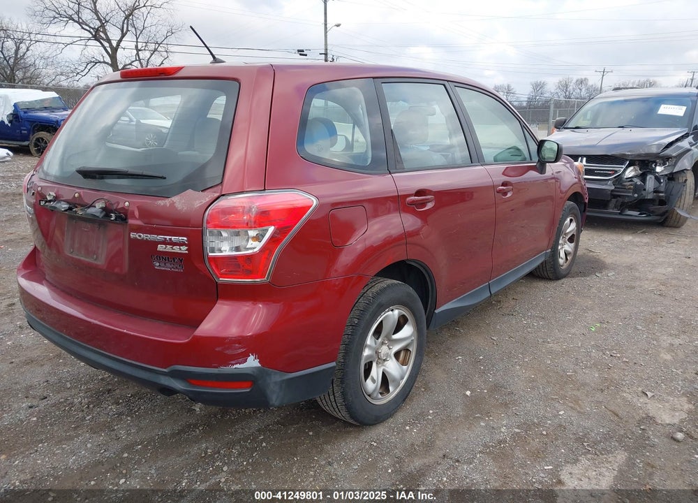2015 SUBARU FORESTER 2.5I VIN: JF2SJAAC6FH838677