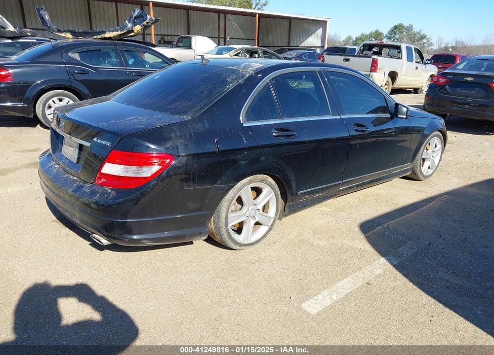 2011 MERCEDES-BENZ C VIN: WDDGF8BBXBR168601