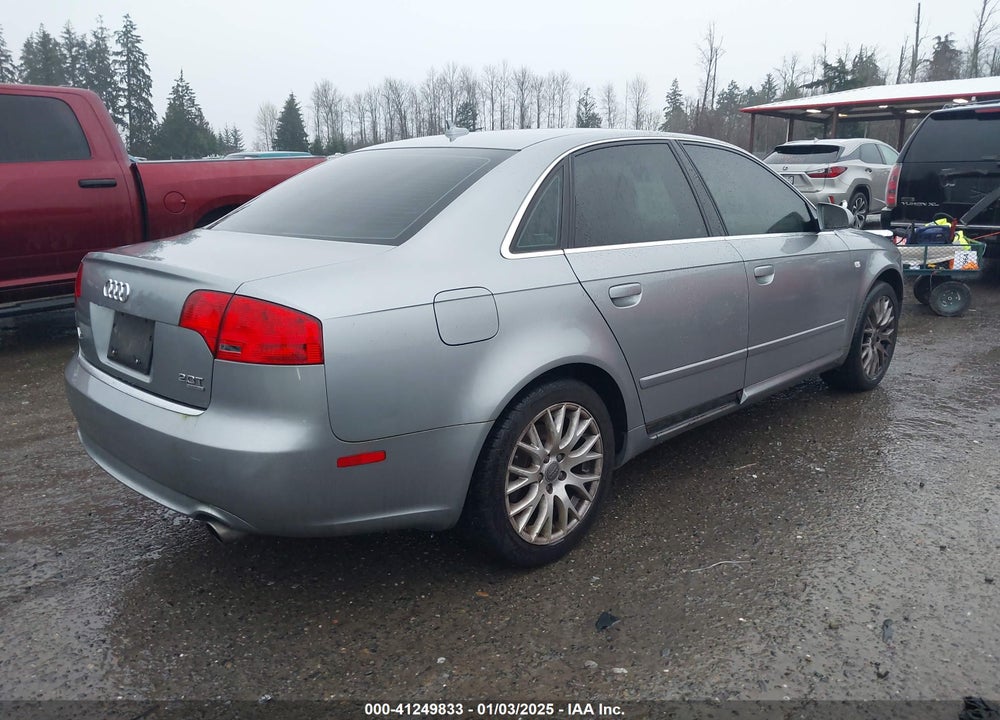 2008 AUDI A4 2.0T/2.0T SPECIAL EDITION VIN: WAUDF78E88A160459