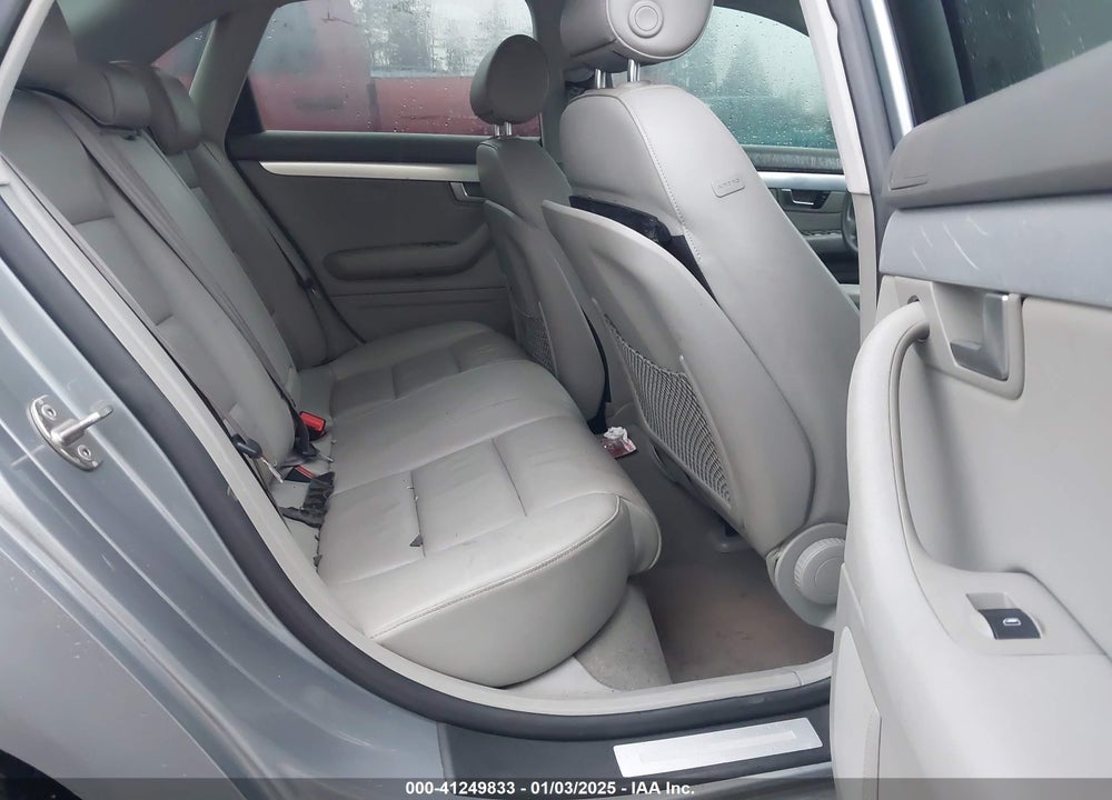 2008 AUDI A4 2.0T/2.0T SPECIAL EDITION VIN: WAUDF78E88A160459