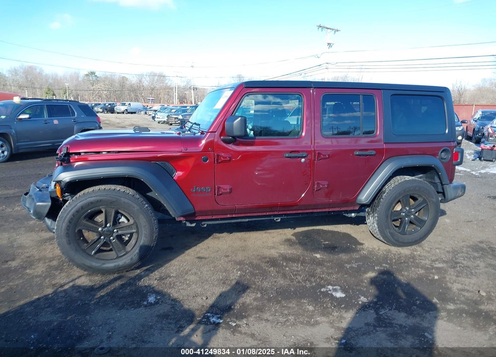 2021 JEEP WRANGLER UNLIMITED SPORT ALTITUDE 4X4 VIN: 1C4HJXDN3MW729076