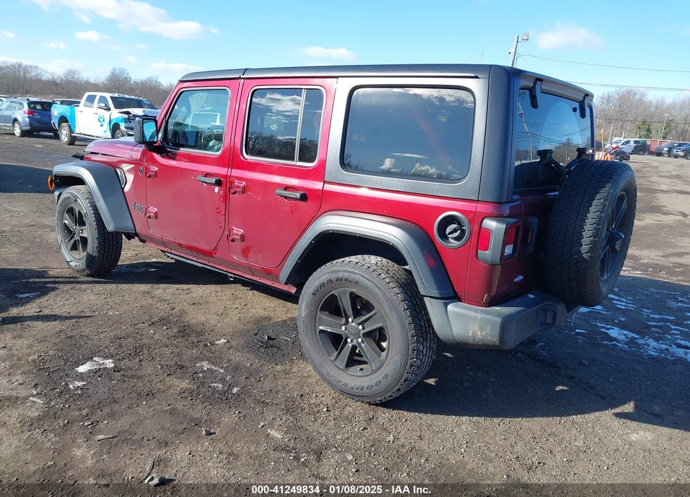 2021 JEEP WRANGLER UNLIMITED SPORT ALTITUDE 4X4 VIN: 1C4HJXDN3MW729076