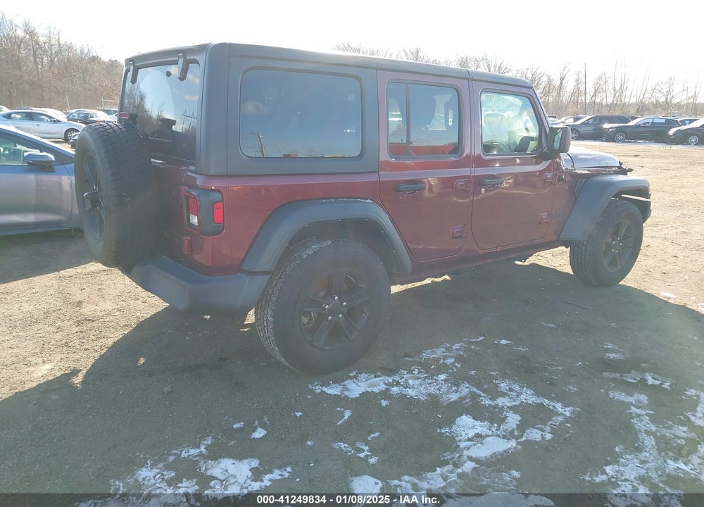 2021 JEEP WRANGLER UNLIMITED SPORT ALTITUDE 4X4 VIN: 1C4HJXDN3MW729076