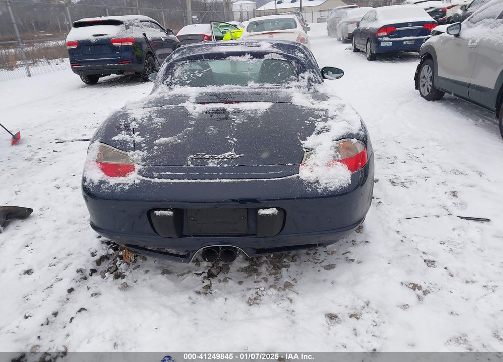 2003 PORSCHE BOXSTER VIN: WP0CA29893U623189