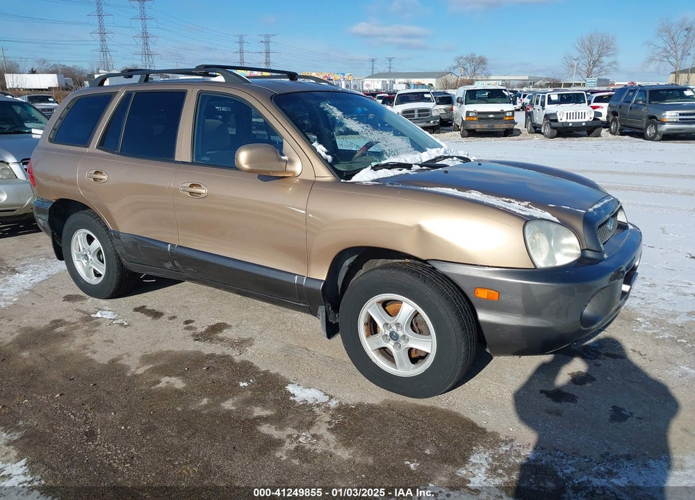 2002 HYUNDAI SANTA FE GLS/LX VIN: KM8SC73D62U316002