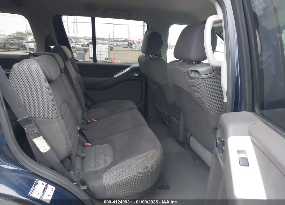 2008 NISSAN PATHFINDER SE VIN: 5N1AR18U08C623468