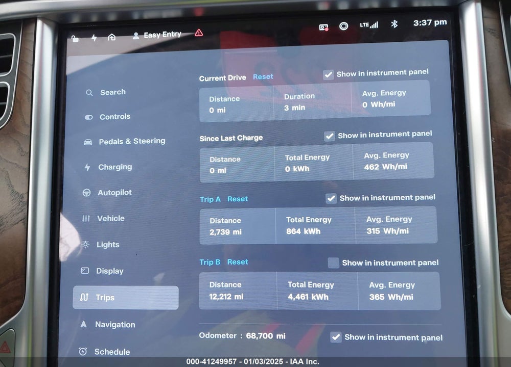 2016 TESLA MODEL S VIN: 5YJSA1E28GF168454