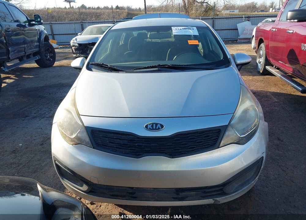 2012 KIA RIO VIN: KNADM4A31C6093616