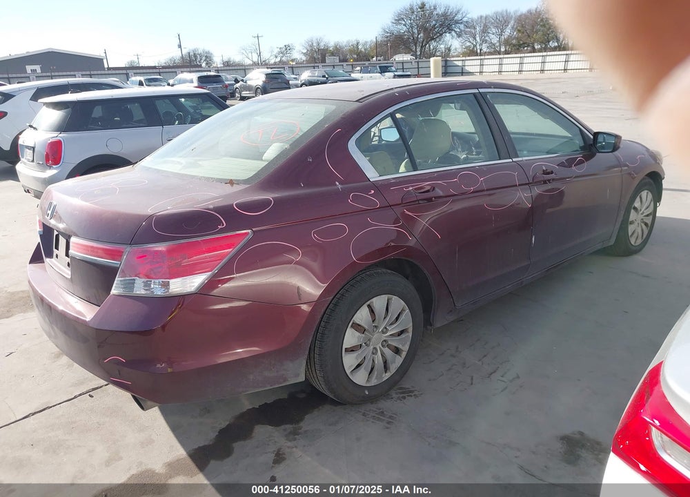 2012 HONDA ACCORD VIN: 1HGCP2F36CA098778