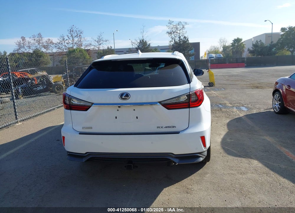 2017 LEXUS RX 450H F-SPORT VIN: 2T2BGMCA6HC014384
