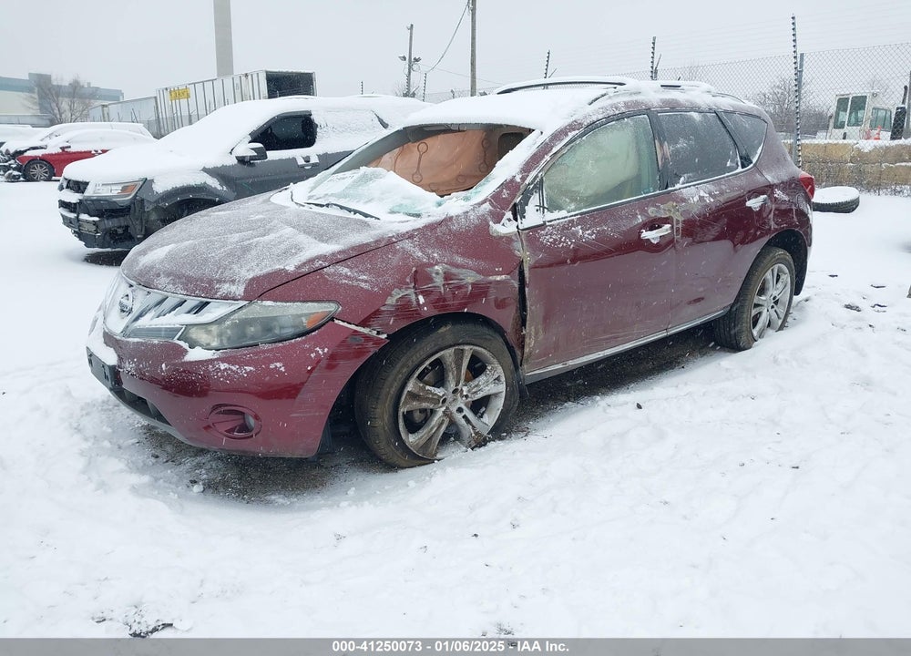 2010 NISSAN MURANO LE VIN: JN8AZ1MW5AW109006