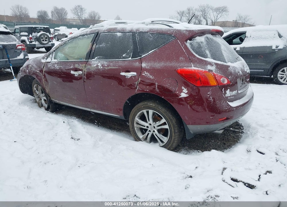 2010 NISSAN MURANO LE VIN: JN8AZ1MW5AW109006