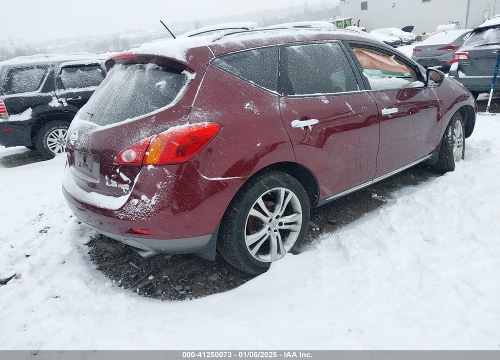 2010 NISSAN MURANO LE VIN: JN8AZ1MW5AW109006