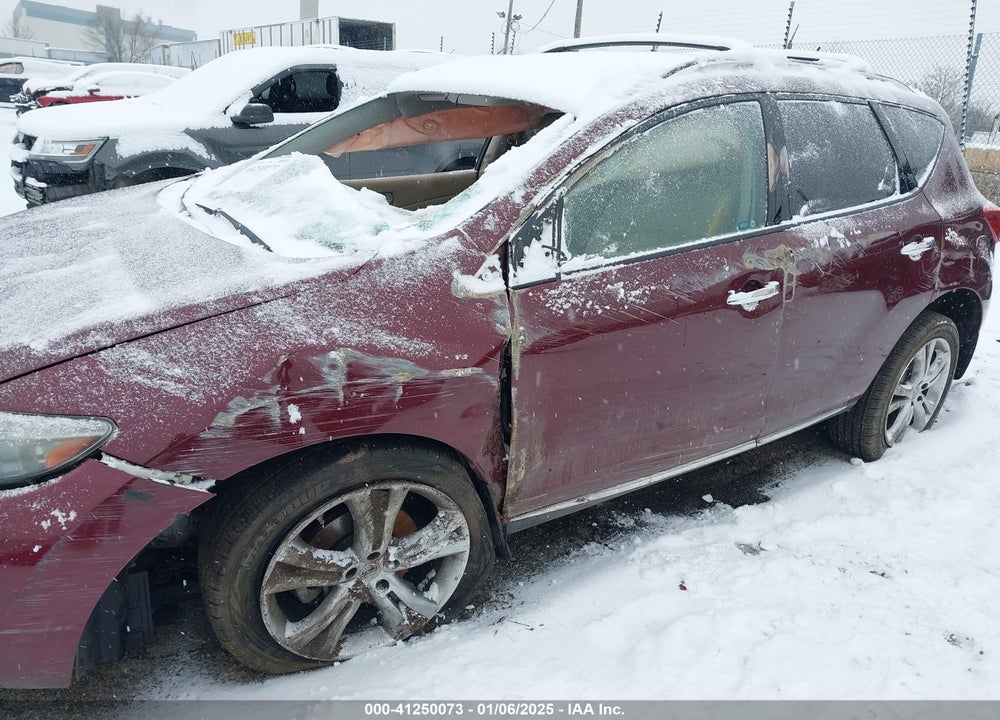 2010 NISSAN MURANO LE VIN: JN8AZ1MW5AW109006