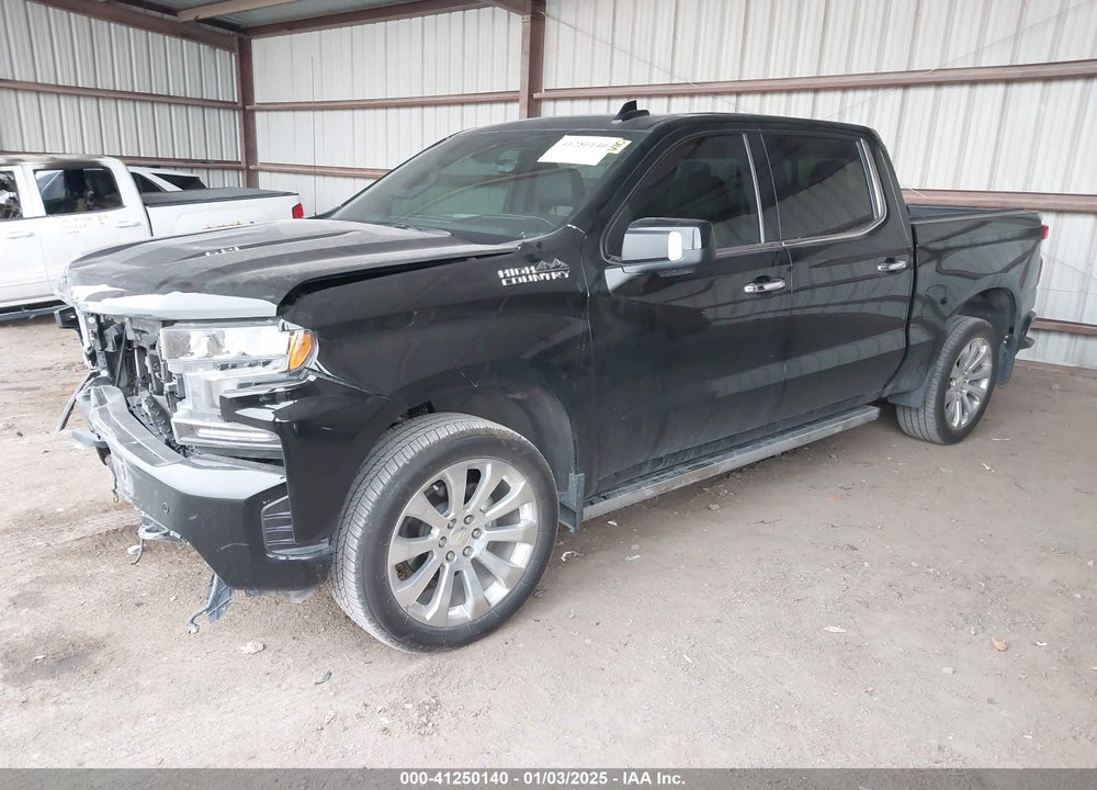 2020 CHEVROLET SILVERADO 1500 4WD SHORT BED HIGH COUNTRY VIN: 3GCUYHELXLG432705