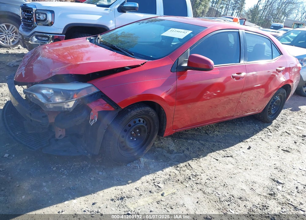 2016 TOYOTA COROLLA LE VIN: 5YFBURHE7GP552855