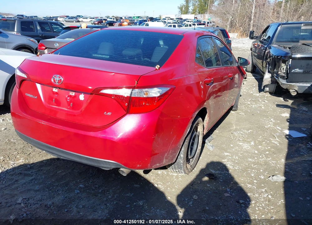2016 TOYOTA COROLLA LE VIN: 5YFBURHE7GP552855