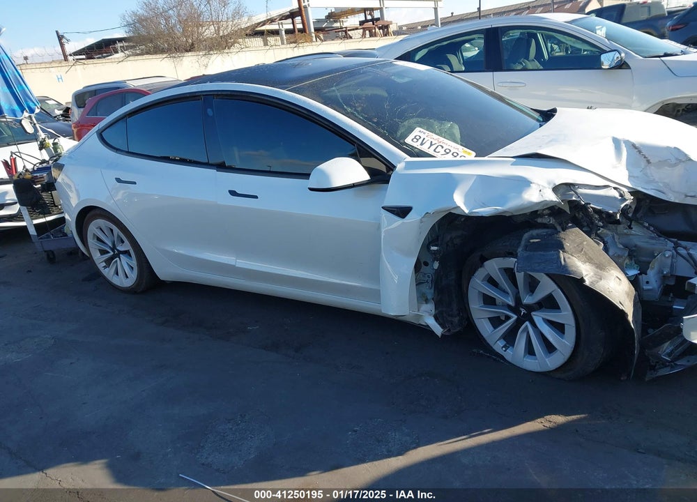 2021 TESLA MODEL 3 LONG RANGE DUAL MOTOR ALL-WHEEL DRIVE VIN: 5YJ3E1EB5MF936573