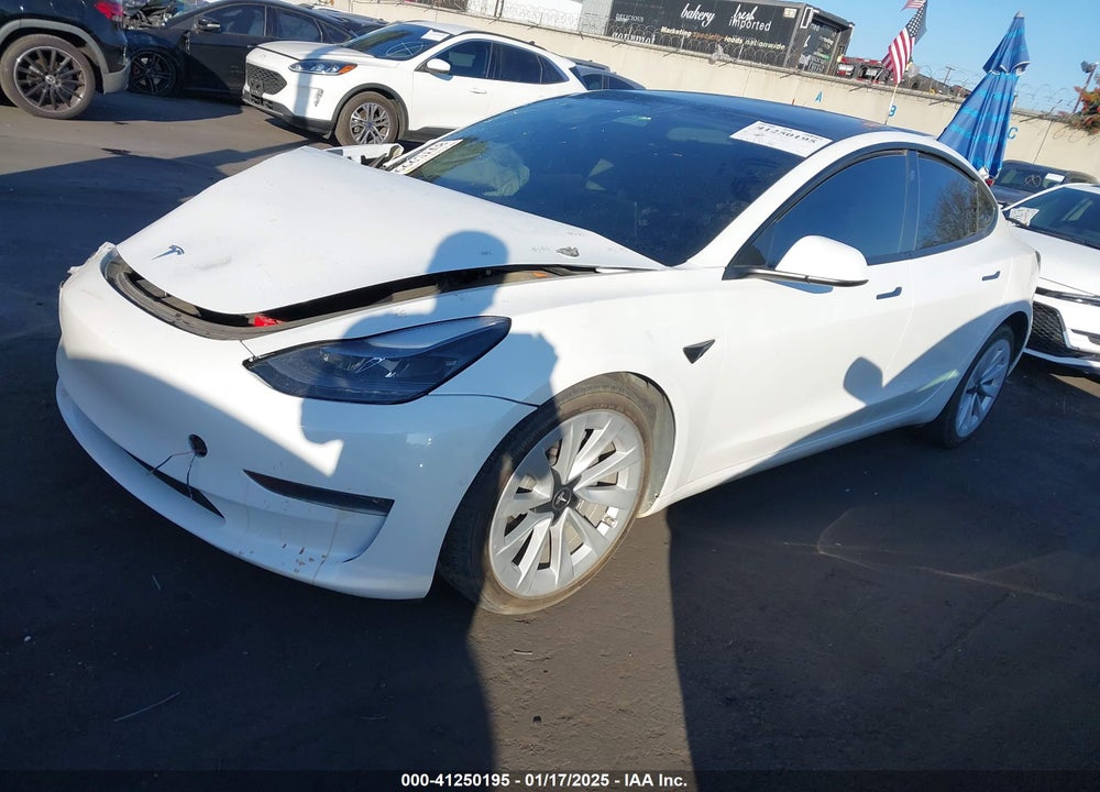 2021 TESLA MODEL 3 LONG RANGE DUAL MOTOR ALL-WHEEL DRIVE VIN: 5YJ3E1EB5MF936573