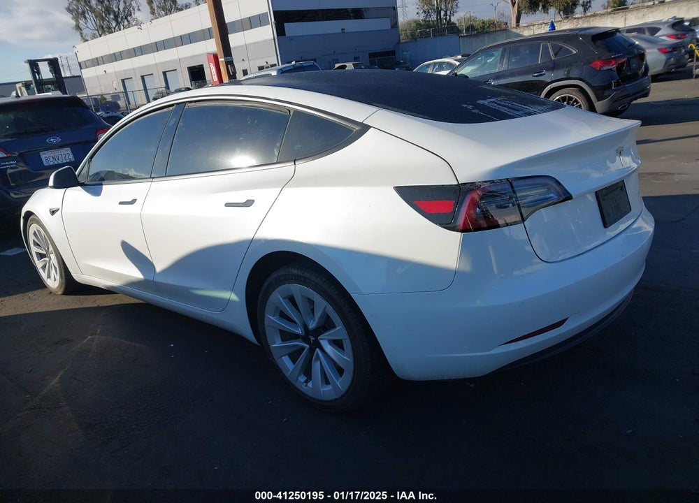 2021 TESLA MODEL 3 LONG RANGE DUAL MOTOR ALL-WHEEL DRIVE VIN: 5YJ3E1EB5MF936573