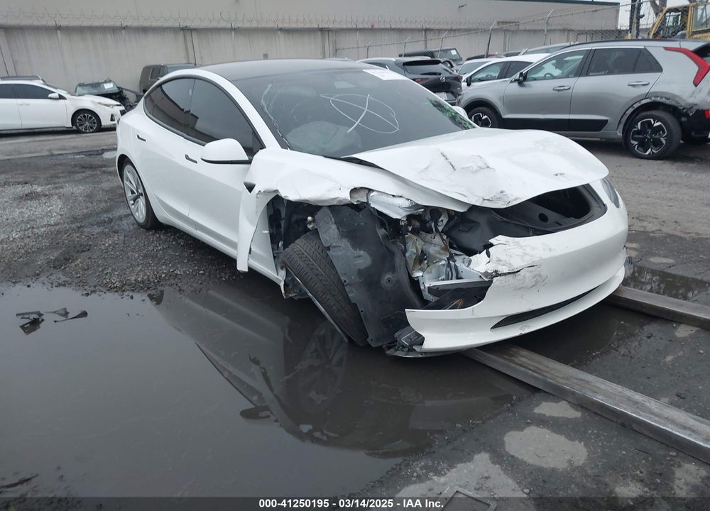 2021 TESLA MODEL 3 LONG RANGE DUAL MOTOR ALL-WHEEL DRIVE VIN: 5YJ3E1EB5MF936573