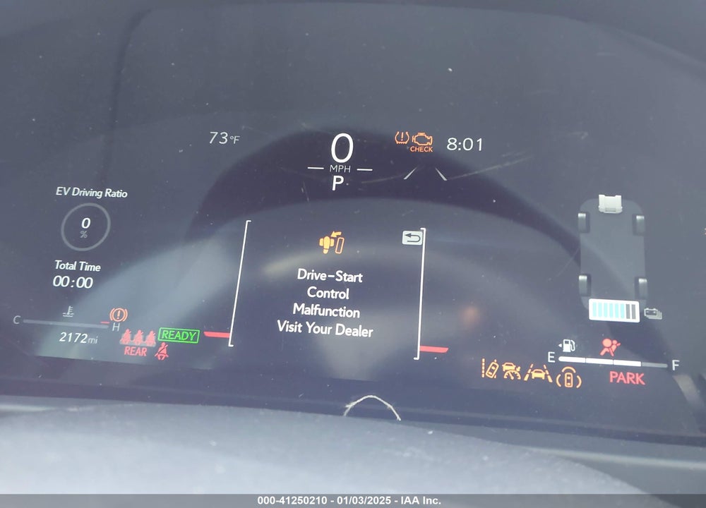 2025 LEXUS UX 300H VIN: JTHYBJAH4S2008275