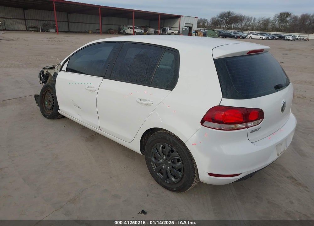 2013 VOLKSWAGEN GOLF VIN: WVWDB7AJXDW130494