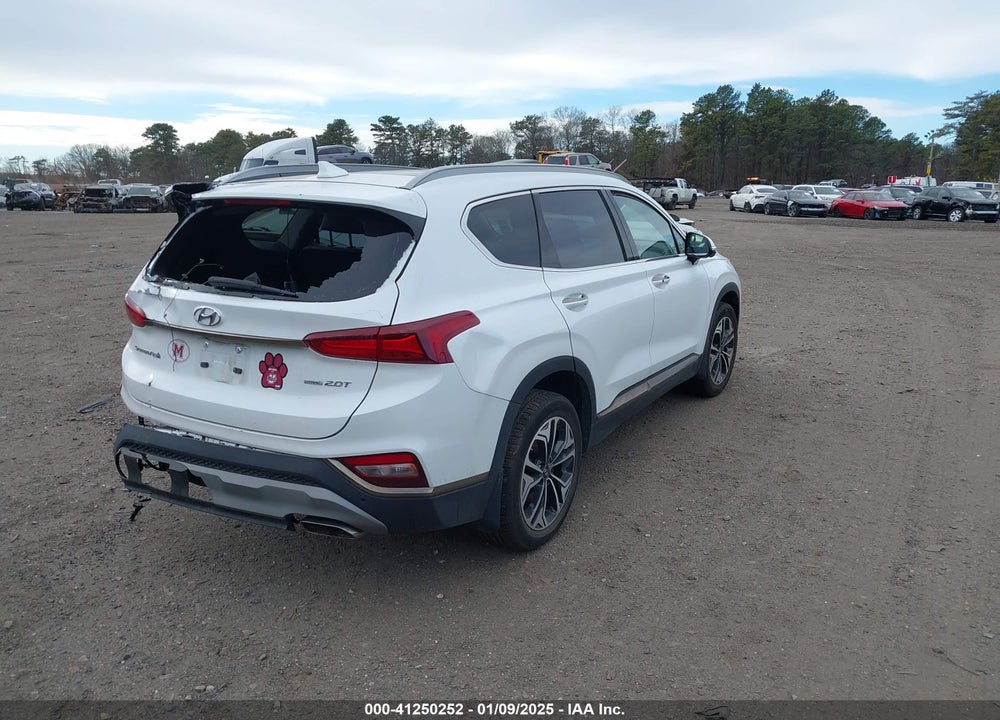 2020 HYUNDAI SANTA FE LIMITED 2.0T VIN: 5NMS5CAA7LH148833