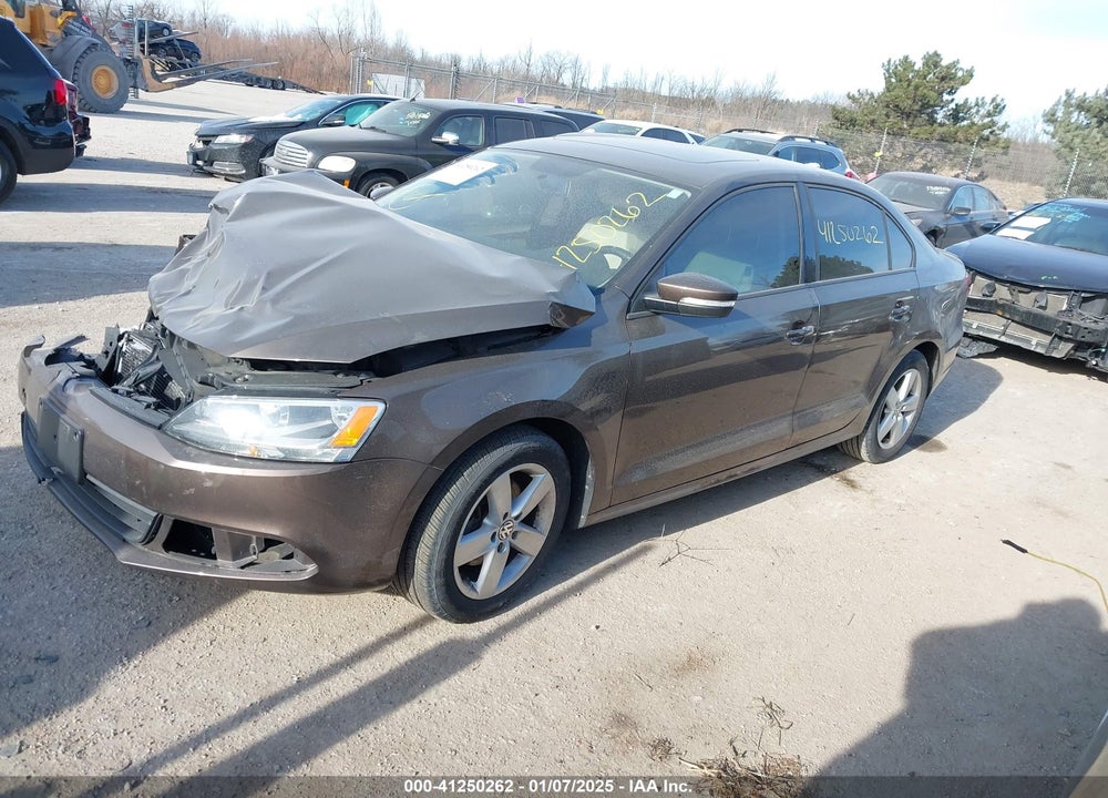 2012 VOLKSWAGEN JETTA 2.0L TDI VIN: 3VWLL7AJ7CM384944