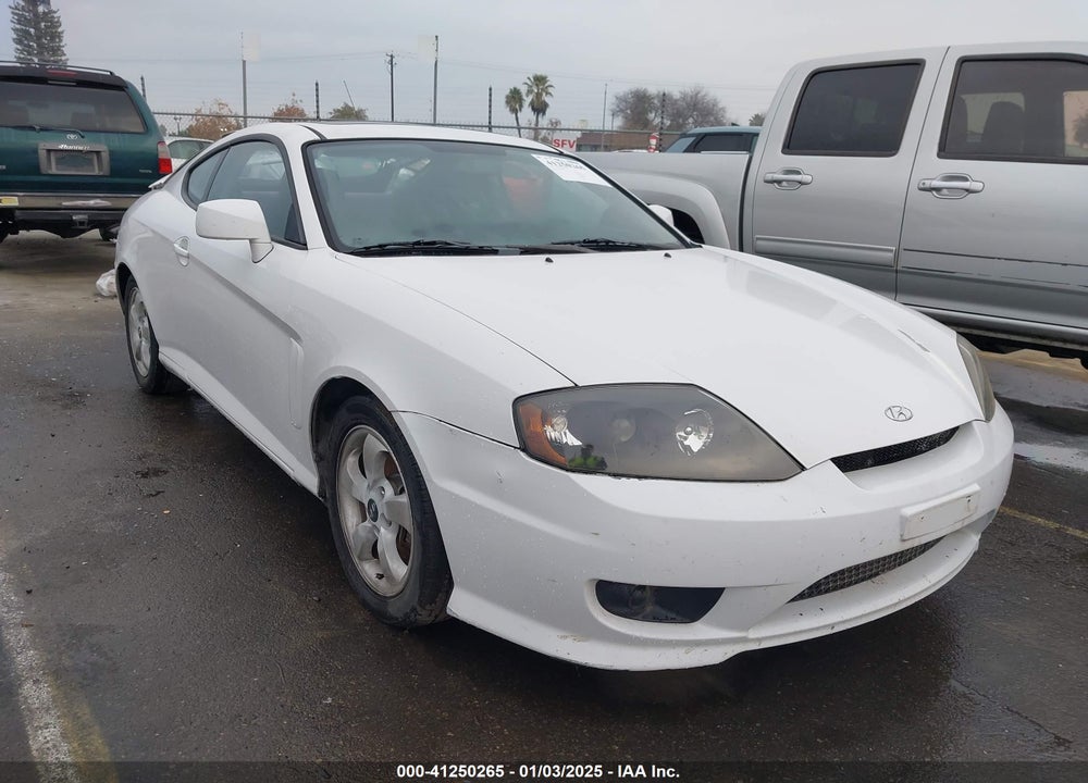 2005 HYUNDAI TIBURON GS VIN: KMHHM65D05U157741