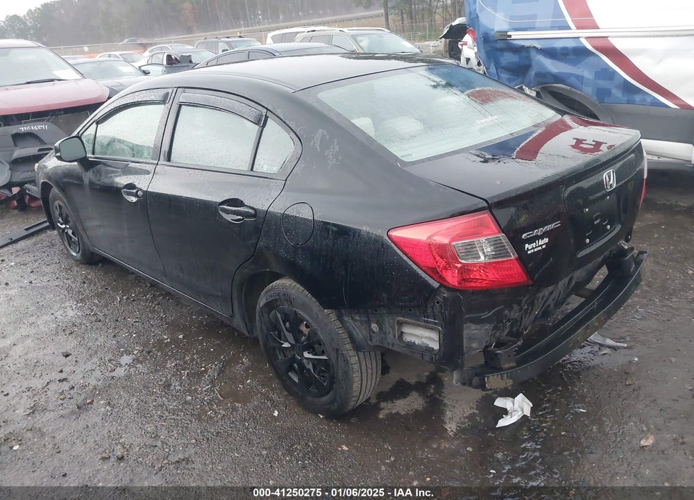 2012 HONDA CIVIC SDN LX VIN: 19XFB2F5XCE088294